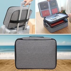 Vízálló, jelszóval védett táska, dokumentumok és értéktárgyak számára | DOCTURO