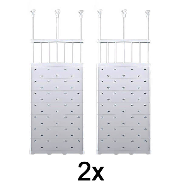 2x Bővíthető polcos tároló állvány | SHELFEXPEND