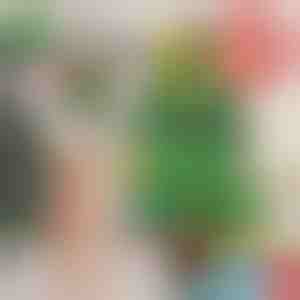 Filc karácsonyfa díszekkel | FELTPINETREE